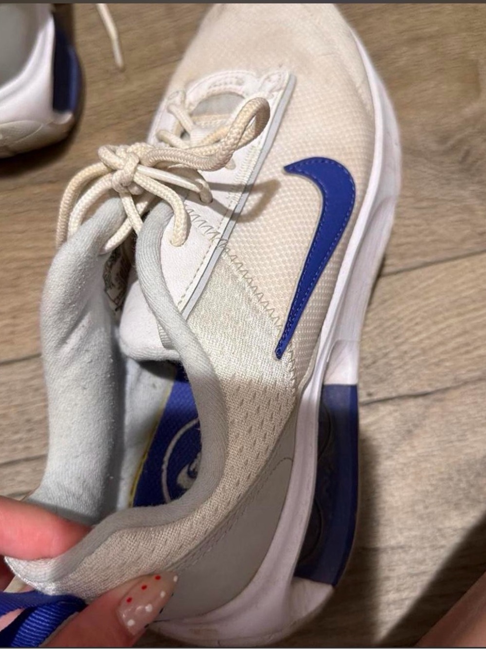 Nike Cream and Blue Casual Trainer